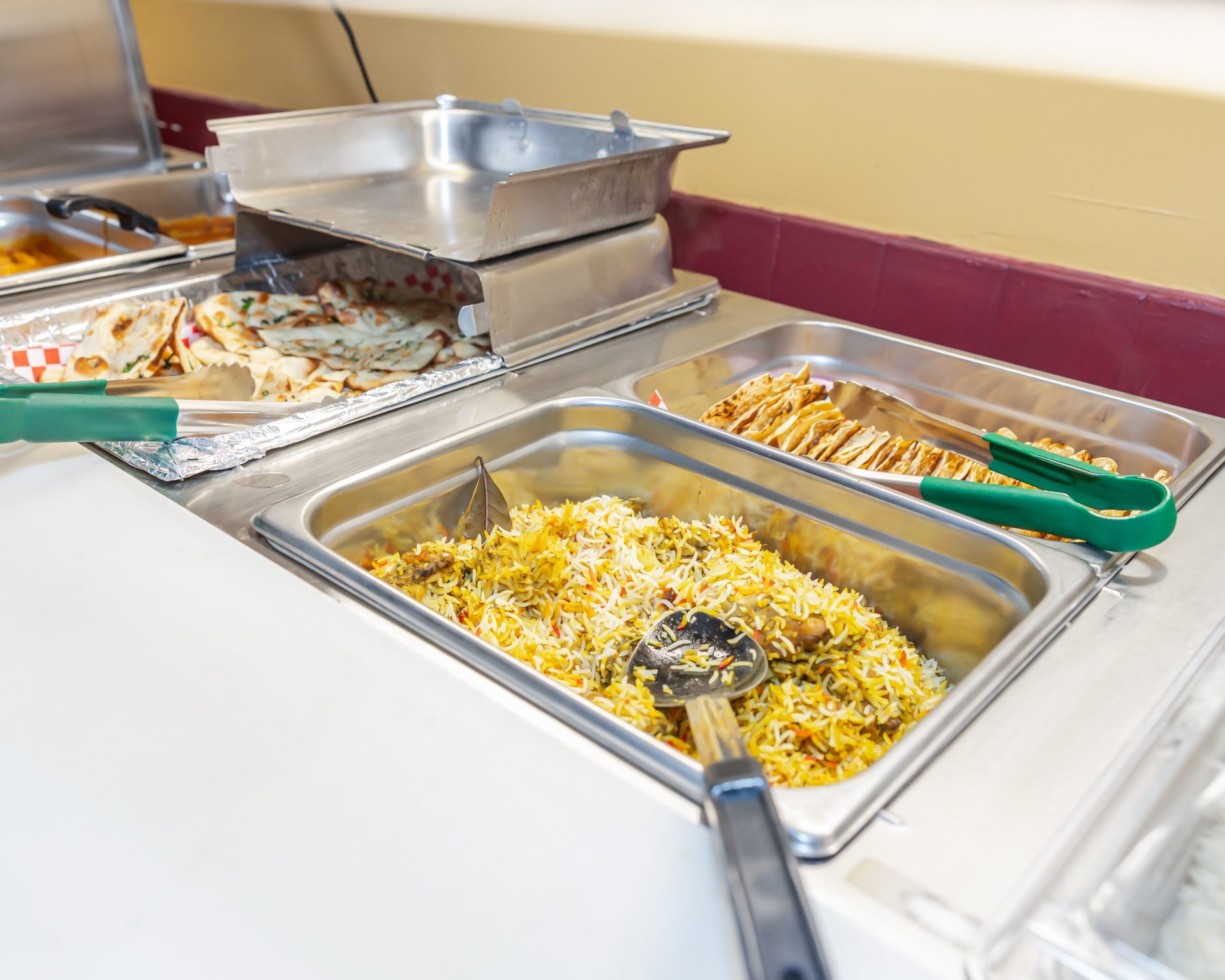 Lunch buffet, Tuesday through Sunday