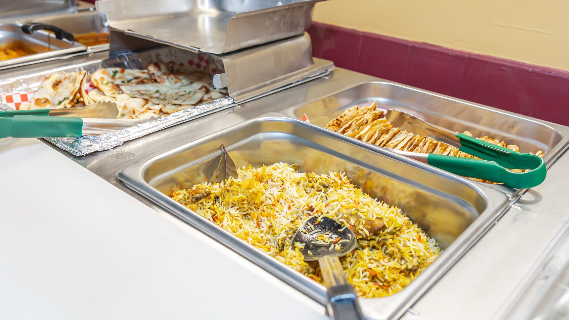 Lunch buffet, Tuesday through Sunday