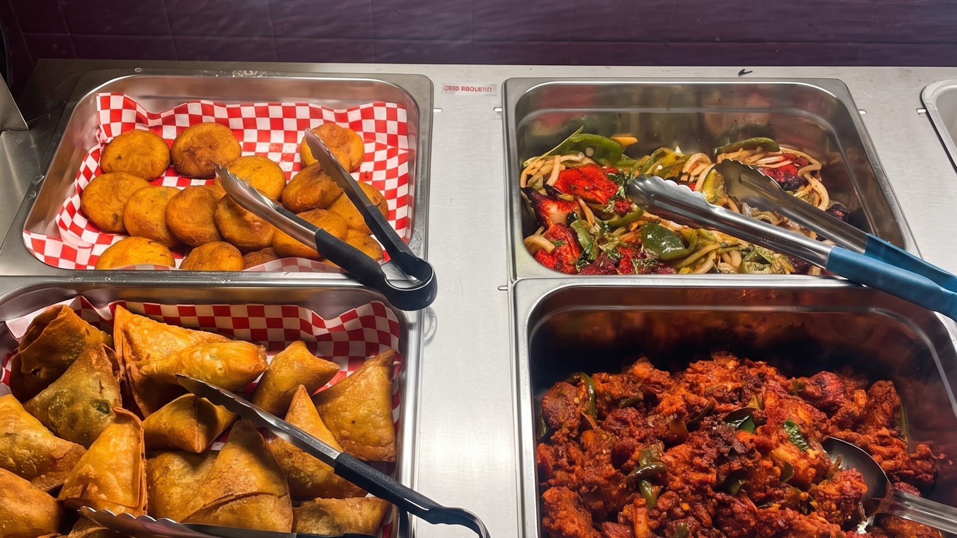 The lunch buffet