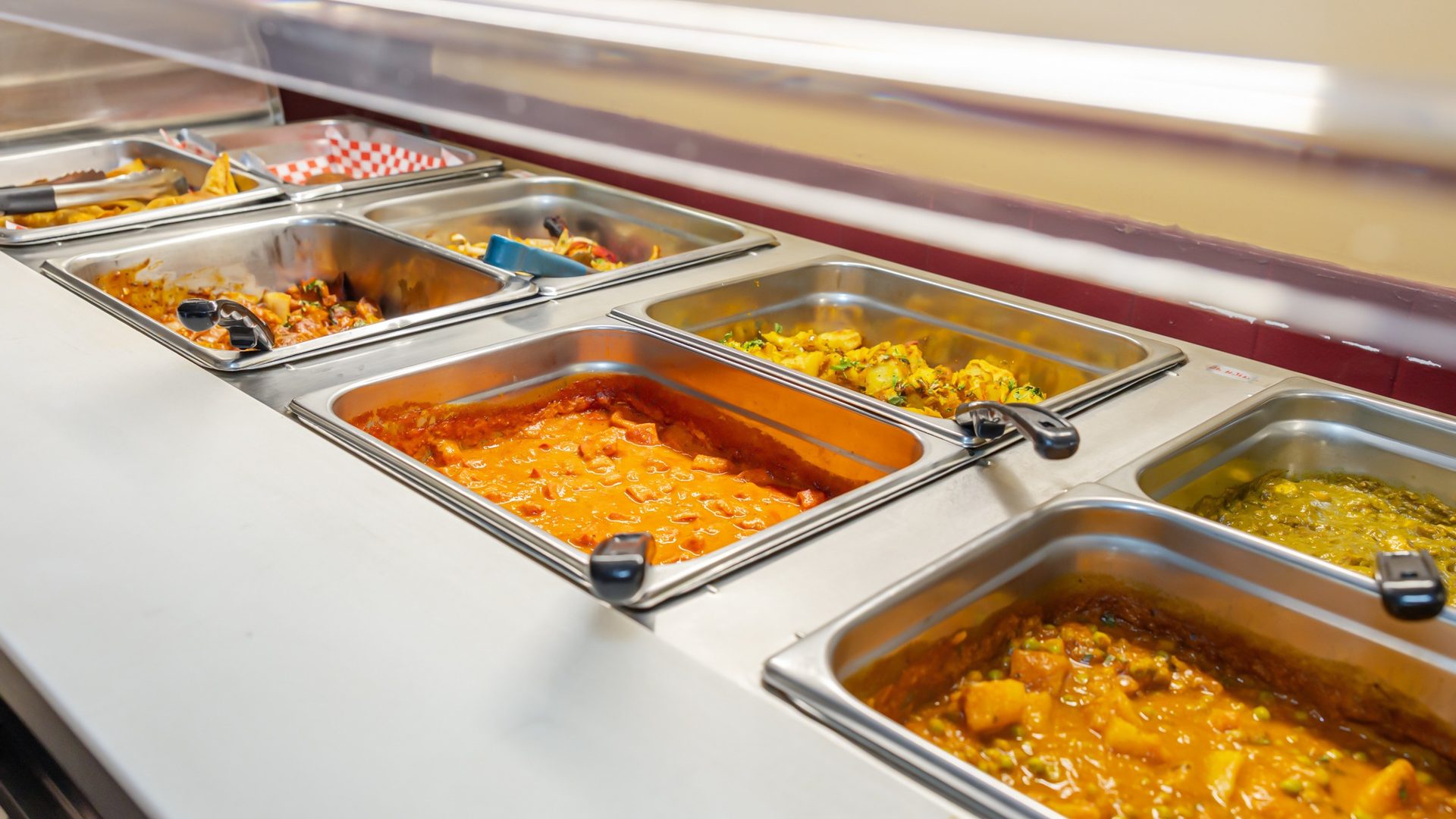 The lunch buffet